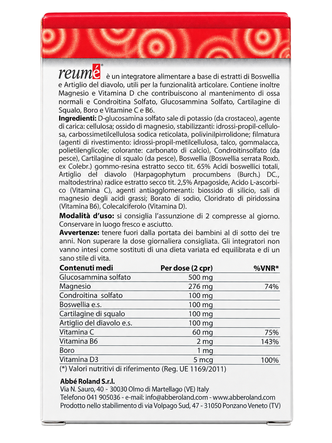 reume tablet
