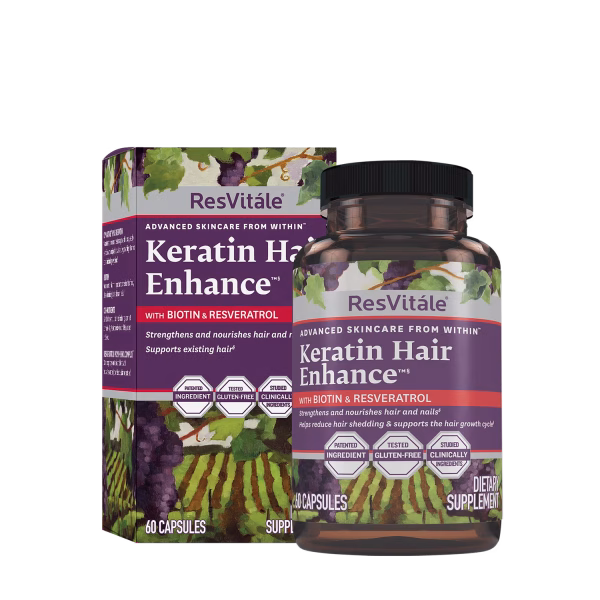 Keratin Hair Enhance™ with Biotin and Resveratrol
