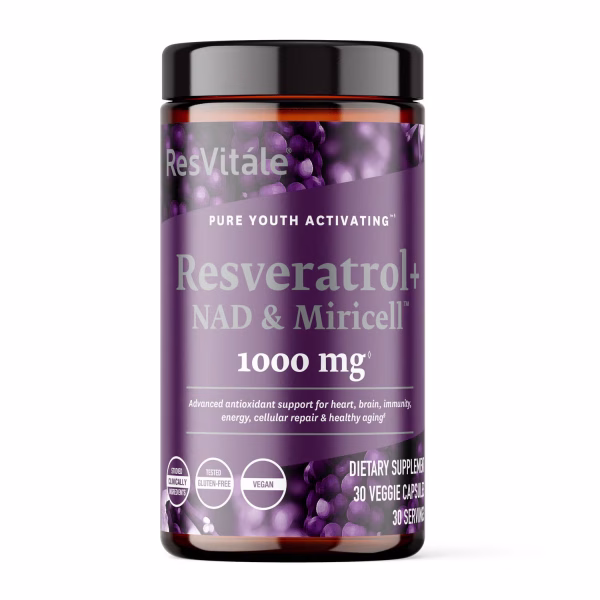 ResVitale – Resveratrol Plus NAD 1000mg