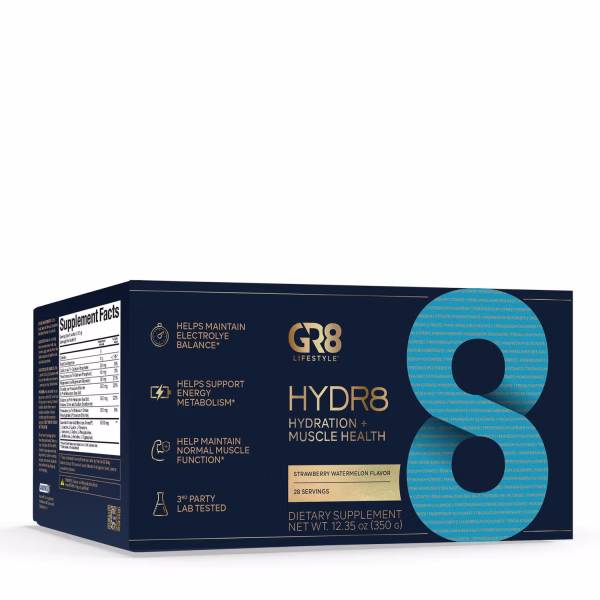 Hydr8 Hydration + Muscle Health – Strawberry Watermelon