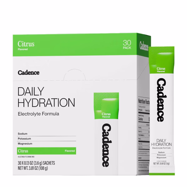Cadence Daily Hydration – Citrus (30 Servings)