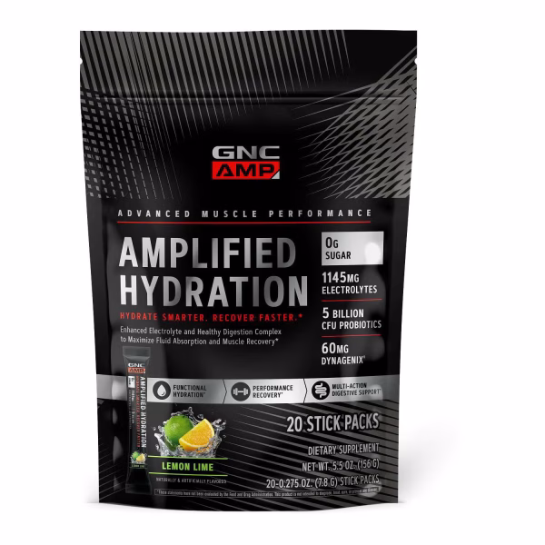 Amplified Hydration – Lemon Lime (20 Stick Packs)