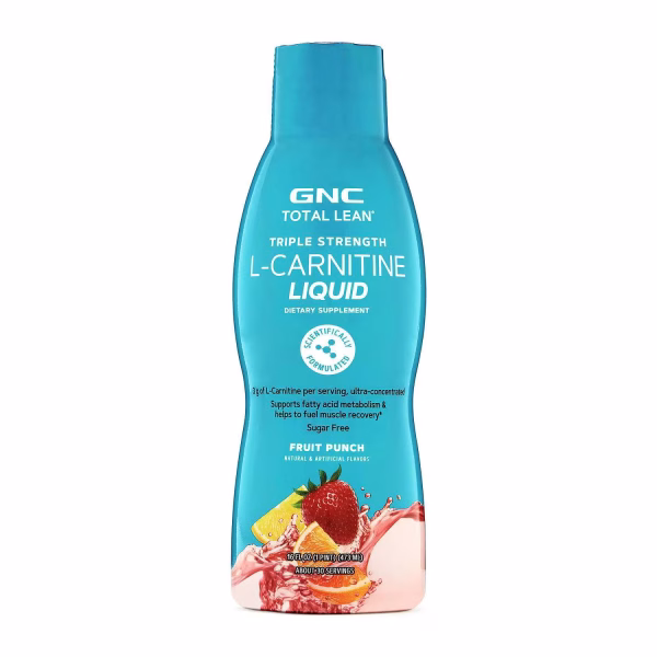 Triple Strength L-Carnitine Liquid – Fruit Punch (30 Servings)