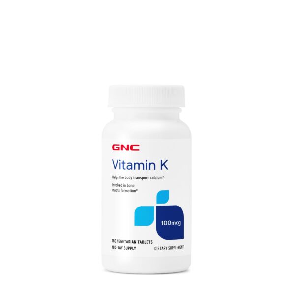 Vitamin K – 100 mcg
